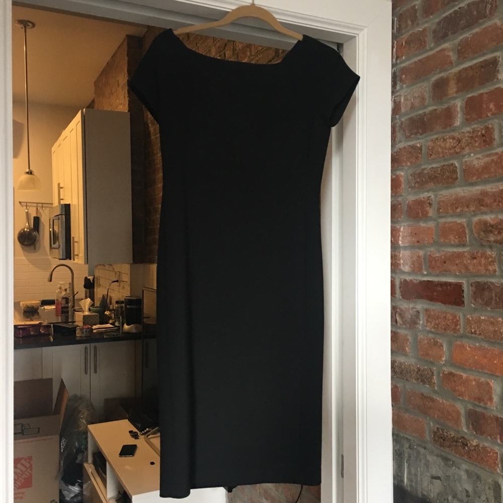 Zara Black midi dress